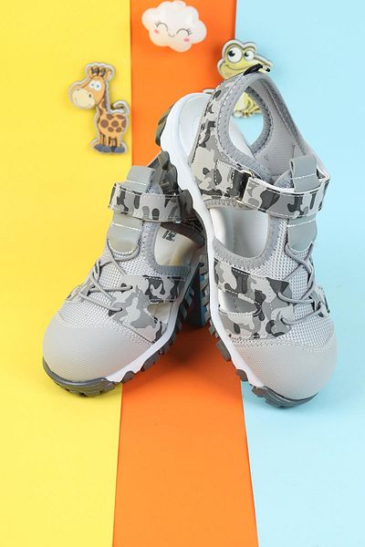 Moda Lime Unisex Children's Sandals Closed Front Sandals Colorful Sandals Orthopedic Sandals New Season Sandals