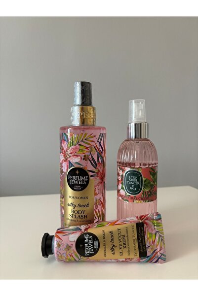 Eyüp Sabri Tuncer Perfume Jewels Silky Touch Body Spray 250 ml + Hand Cream 50ml + Cherry Blossom Spray Cologne 150 ml