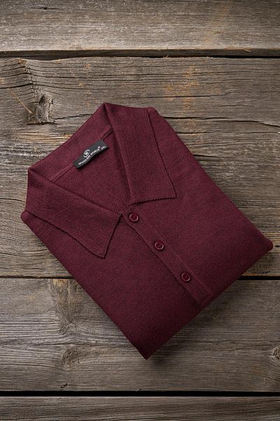 Woolen World Polo Neck Oversize (Large Size) Wool Knitwear Sweater