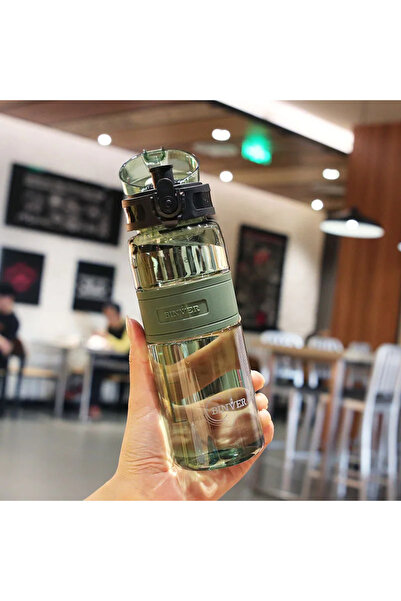 Choice زجاجة مياه رياضية خضراء سعة 500 مل، محمولة ومضادة للتسرب، بلاستيكية مع...