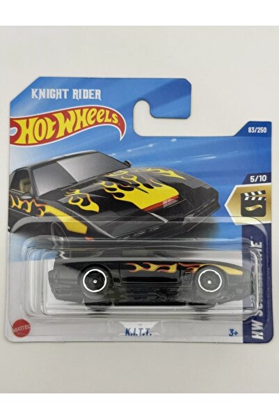 HOT WHEELS 2025 1/64 Knight Rider Kitt Kara Şimşek Film Arabası Koleksiyon Mo...