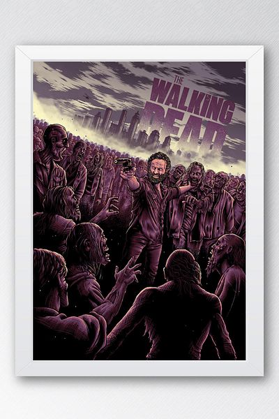 Saturn The Walking Dead Πίνακας με κορνίζα - Πίνακας αφίσας της τηλεοπτικής σειράς