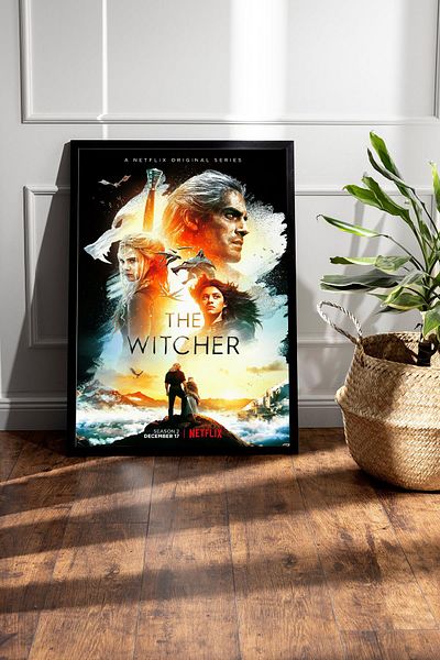 Saturn Pictură înrămate The Witcher - Poster de televiziune