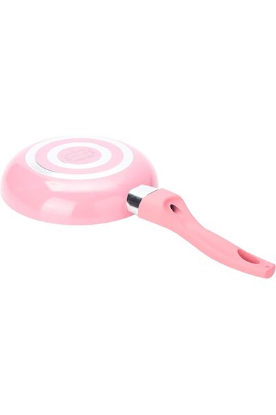 Generic Ceramic Non Stick Cookware Set 11 Pieces - Pink