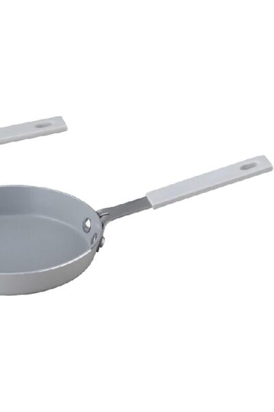 Generic Parfait 2-Piece Durable Non-Stick Aluminium Mini Cookware Set Grey 10X10CM 2019M-05-G