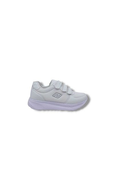 Zerhan Parley 918 Women's White Mesh Velcro Padded Sneakers