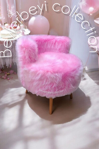 BEYLERBEYİ Tekli Puf ,makyaj Önü Pufu,çay Seti Tekli Koltuk, Sıtlı Berjer (SA...