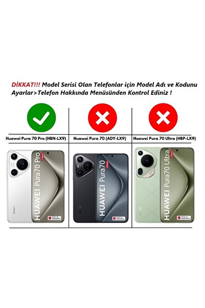 HANPORIUM Huawei Pura 70 Pro Kılıf Yüzüklü Standlı Extra Darbe Emici Silikon Kapak - Siyah