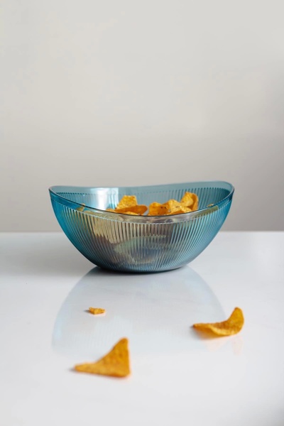 Depa Baroque Acrylic - Fruit and Salad Bowl, Mixing Bowl, Medium Oval, 1.6 Lt