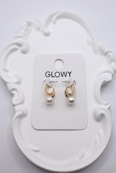 DEMOKAN Kadın Küpe Küçük Sepet Model Sallantı İnci Küpe