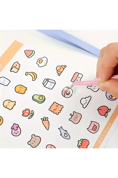 The Gookie Çelik Etiket Cımbızı Mikro Ince Ipek Kirpik Cımbızı Profesyonel Paslanmaz Çelik