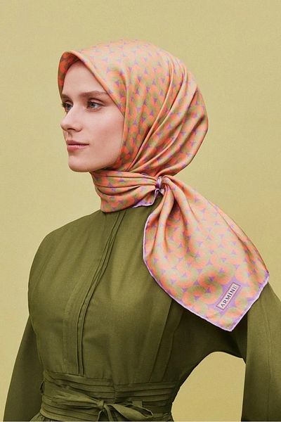 Armine Ανοιξιάτικο και Καλοκαίρι Dj Pure Silk Κασκόλ 9321D01 Μοντέλο