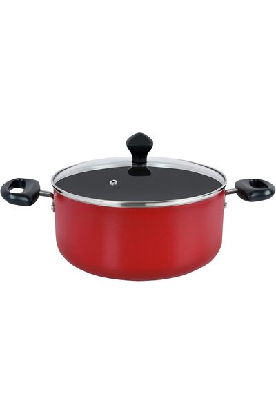 Generic Prestige PR21952 8 Pieces Cooking Set, Red Aluminum