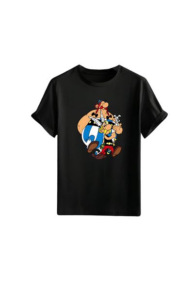 Gölge Store Te facem la nouăzeci. Tricou unisex cu imagine Asterix și Obelix 1341