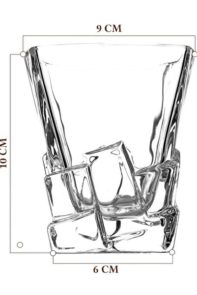 Yenigeldi 1 Adet Ağır Vintage Viski  Burbon Kokteyl Bardak Y91 Bardağı