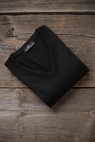 Woolen World V-Neck Oversize (Large Size) Wool Knitwear Sweater
