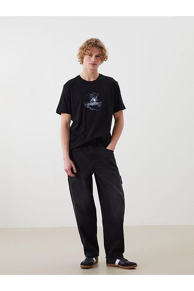 LC Waikiki Ανδρικό μπλουζάκι με στάμπα XSIDE Crew Neck