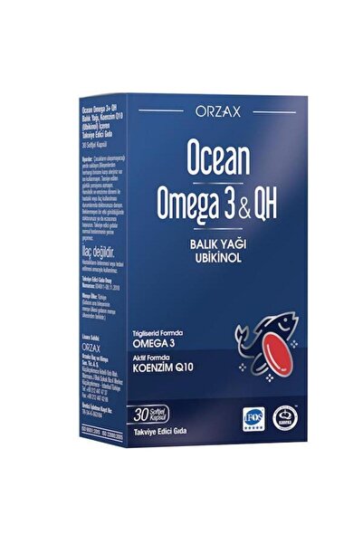Ocean Omega 3 & Qh 30 Yumusak Kapsul