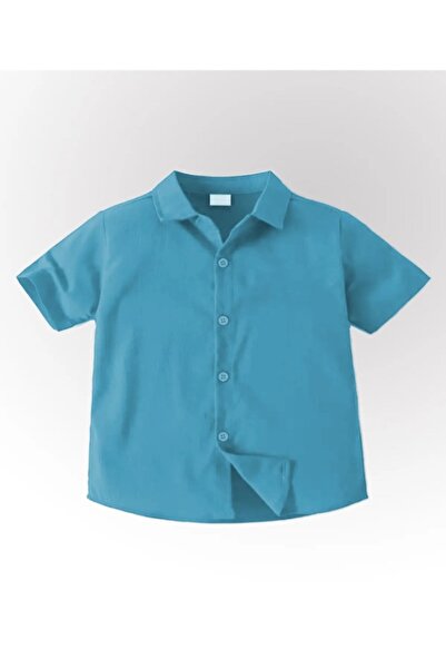 Nacar Erkek Çocuk 23 Nisan Kısa Kol  Gömlek