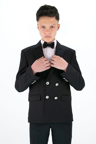 SIRRI Boys Classic Double Breasted 4 Piece Suits
