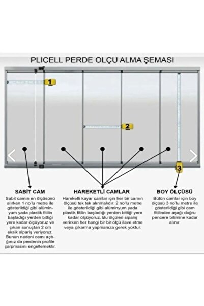 Genel Markalar Katlanabilir Cam Balkon Plise Perde Beyaz