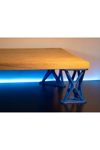 Gadget Gurme Monitör Yükseltme Tahta Stand Ayağı 4 ADET PLASTİK
