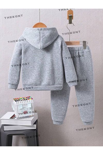 THEKONT Nasa Astronaut Printed Unisex Kids Tracksuit Set - Code: 202402