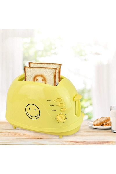 Generic Multi-color face shape electric home toast bread machine