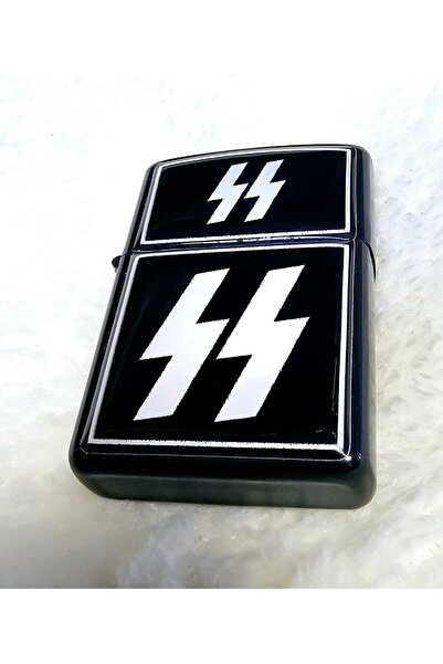DÜKKAN DESİGN Dükkan Design Waffen Ss Schutzstaffel Logo Benzinli Çakmak