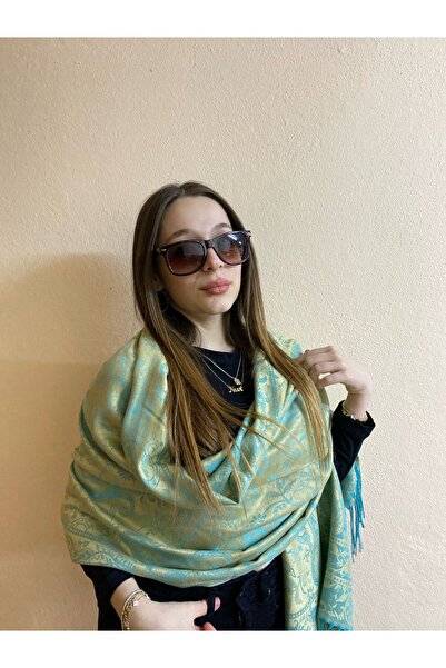 sema aksesuar Pashmina Şal Viskon Kadın Paşmina Omuz Şalı 180x75 Cm Püsküllü Yüksek Kalite Hediyelik