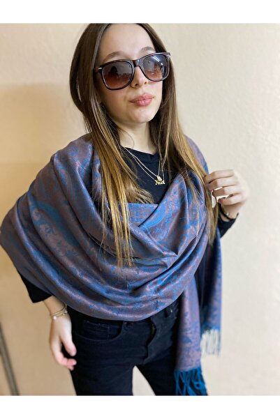 sema aksesuar Pashmina Şal Viskon Kadın Paşmina Omuz Şalı 180x75 Cm Püsküllü Yüksek Kalite Hediyelik