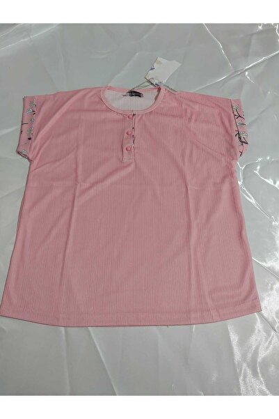 aryam butik 3 Mountain Tend Πιτζάμες Υφασμάτινο Γυναικείο Σετ Πιτζάμες με κοντομάνικο Storm