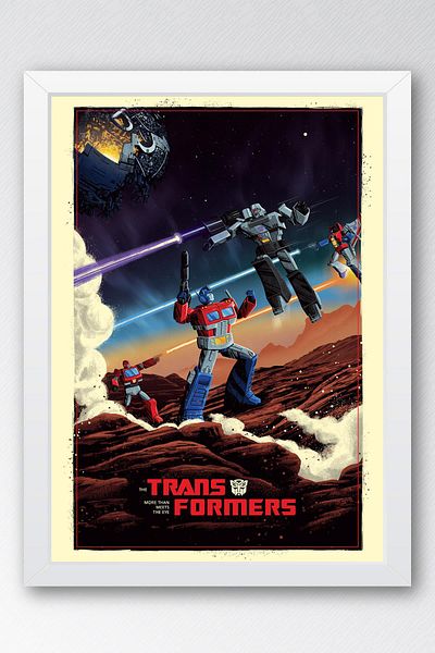 Saturn Pictură înrămate Transformers - Pictură poster film