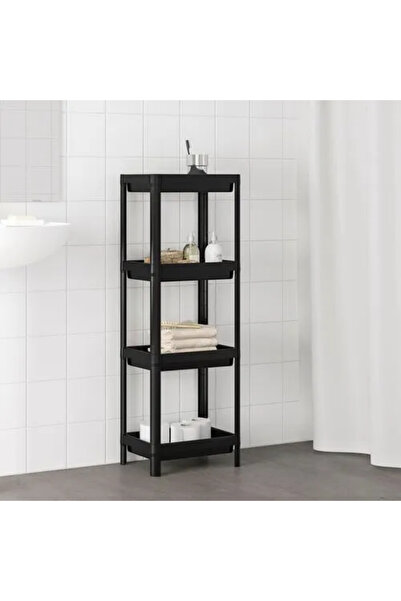 IKEA Premium Ürün Kaliteli Üretim Dayanıklı Şık Tasarım Pratik Kullanım 37x23x101 Cm Raf Ünitesi VESKEN