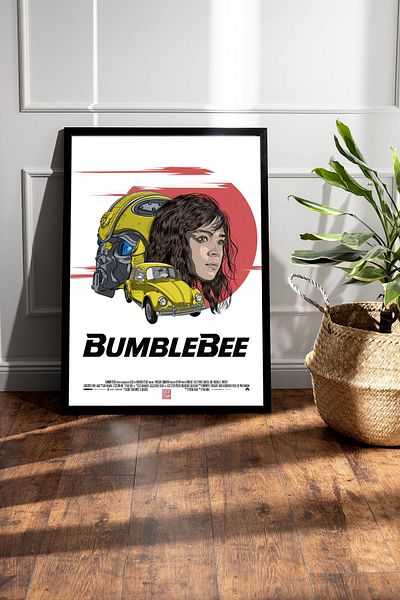 Saturn Pictură înrămată Transformers Bumblebee - Pictură poster film