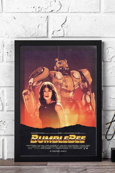 Saturn Pictură înrămată Transformers Bumblebee - Pictură poster film