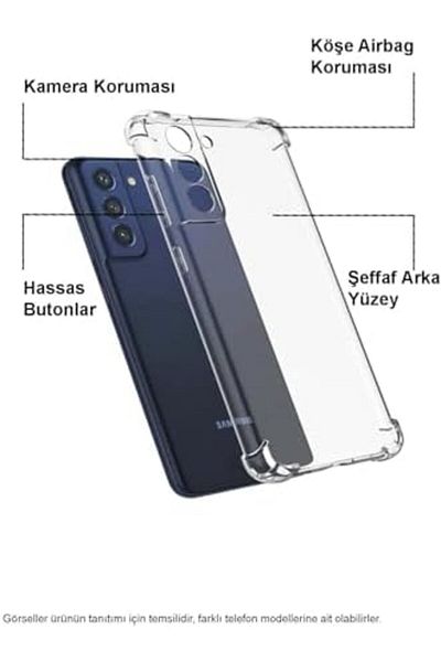 LUXE CONTACTS Xiaomi Redmi Note 13 5G غطاء كاميرا محمي وسادة هوائية مضادة للصدمات زاوية محمية شفافة