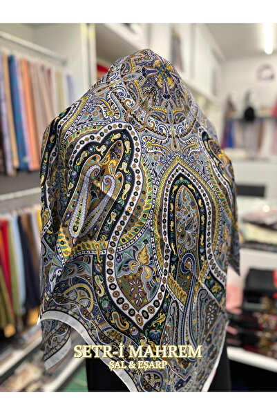 KROREN وشاح بنمط التوليب 90x90