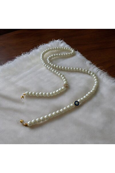 Sibelya Aksesuar Glasses Hanger with Pearl and Brass Apparatus