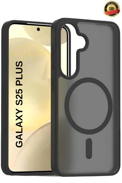 Hatreds Galaxy S25 Plus Uyumlu Kılıf Magsafe Özellikli Buzlu Tasarımlı Renkli...