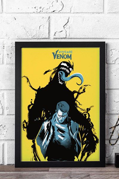 Saturn Pictură înrămată Venom - Pictură poster film Marvel