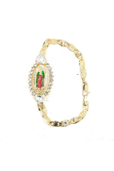 Choice 18 سم متعدد قطعة واحدة على شكل قلب من الزركون مطلي بالذهب مريم العذراء...