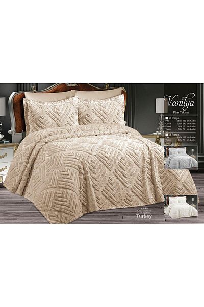 Ceyizza Set of Vanilla Pique (6 Pieces)