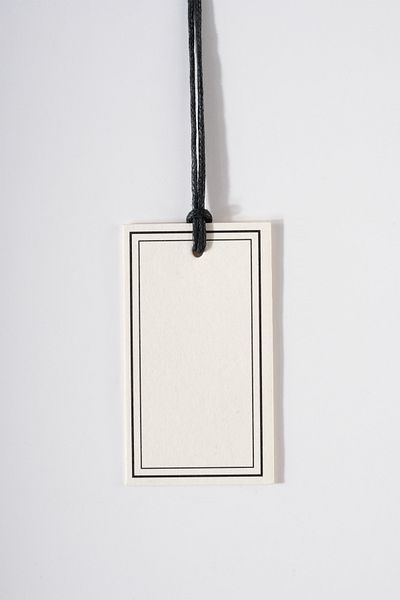 Milim Matbaa 5 Pcs 4,5X8 cm Textile Labels with String