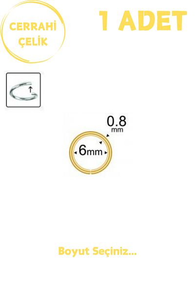 Blisse Piercing Unisex Surgical Steel 0.8mm Wire Ring Stretcher Piercing with Finest Bar
