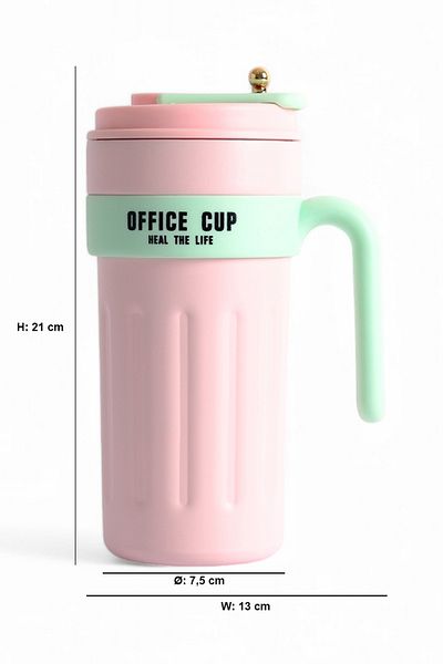 ROSECENTERBAZAAR 316 Quality Stainless Steel Thermos Mug, Insulated Thermos 650 Ml, Glass Thermos (Imported)
