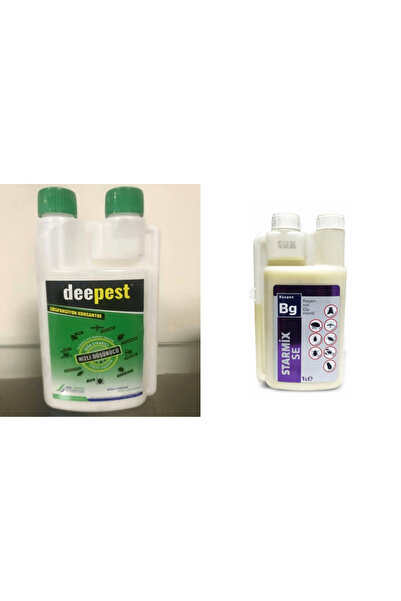 DOĞA İLAÇ TAHTAKURUSU İÇİN SÜPER İKİLİ | Deepest SC 500 ml ve Starmix Se 1 Litre Kokusuz Haşere İlacı