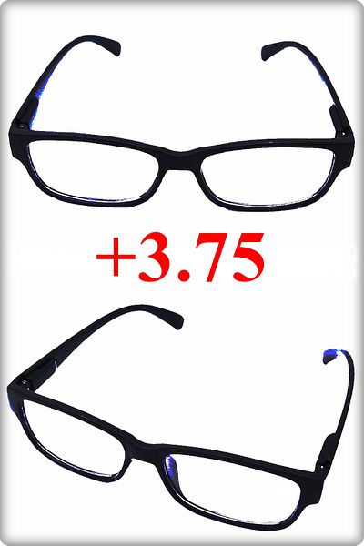TAN EXPRESS (+3.75) Unisex Book Reading and Computer Glasses 1 Piece