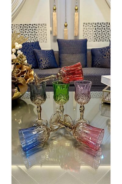 LOKMAN ZÜCCACİYE 6 Personal Organic Colorful Crystal Coffee so Glow & Cup