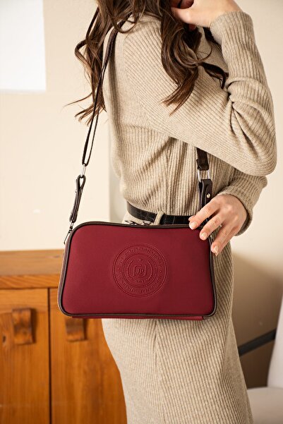 Just Polo حقيبة كتف وحقيبة كروس نسائية من Colors Of Justpolo مكونة من 5 أقسام